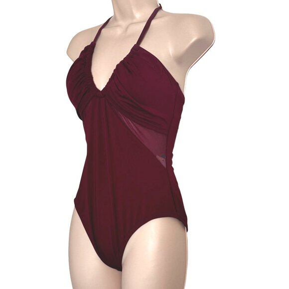 Bleu Rod Beattie Size 8 One Piece Bathing Suit Pomegranate  NWT $125 - Picture 7 of 8